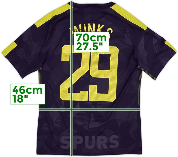 2017-18 Tottenham Third Shirt Winks #25 - 5/10 - (S)