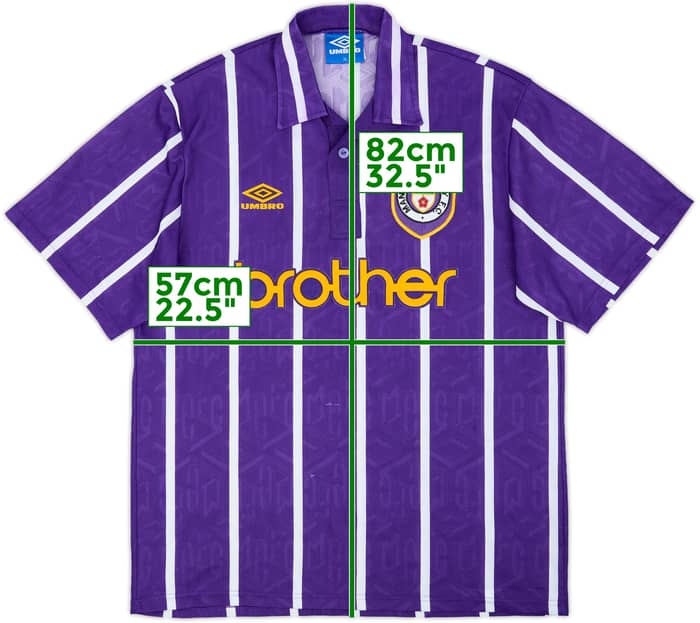 1993-94 Manchester City Away Shirt - 6/10 - (XL)