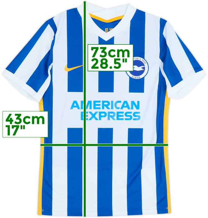 2021-22 Brighton Home Shirt - 8/10 - (S)