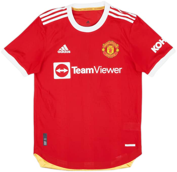 2021-22 Manchester United Authentic Home Shirt Ronaldo #7 - 8/10 - (S)