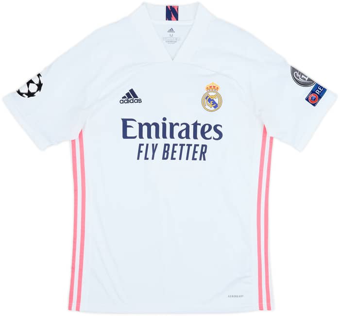 2020-21 Real Madrid Home Shirt Sergio Ramos #4 - 7/10 - (M)
