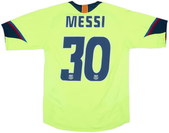 2005-06 Barcelona Camiseta de visitante Messi #30 - 8/10 - (S)