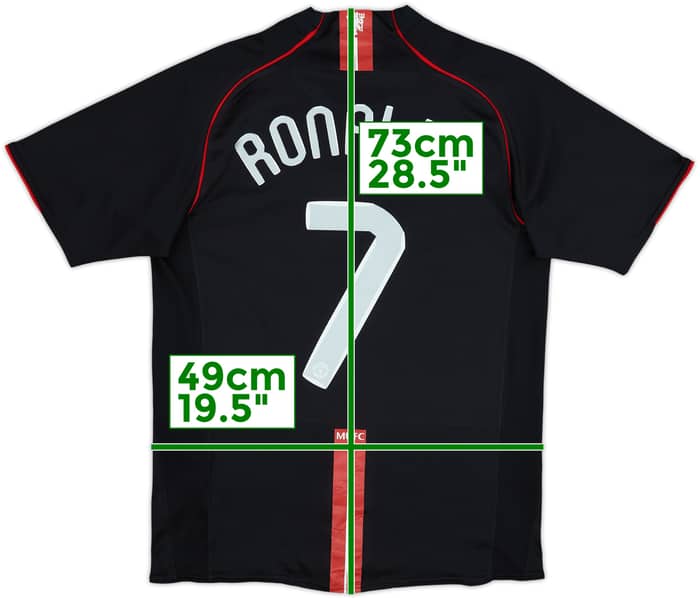 2007-08 Manchester United Away Shirt Ronaldo #7 - 8/10 - (M)