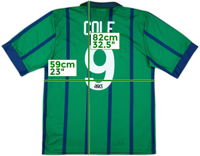1994-95 Newcastle Third Shirt Cole #9 - 8/10 - (XL)
