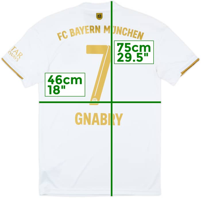 2022-23 Bayern Munich Away Shirt Gnabry #7 - 9/10 - (S)