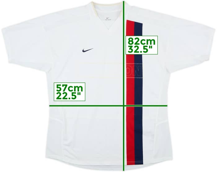 Camiseta de visitante del Paris Saint-Germain 2002-03 - 4/10 - (XL)