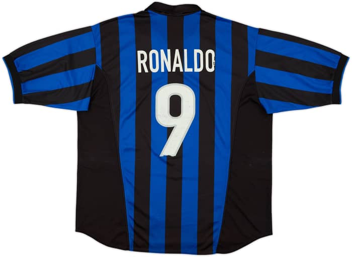 1998-99 Inter Milan Home Shirt Ronaldo #9 - 5/10 - (XXL)