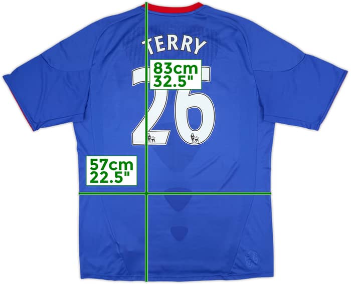 2010-11 Chelsea Home Shirt Terry #26 - 8/10 - (XL)