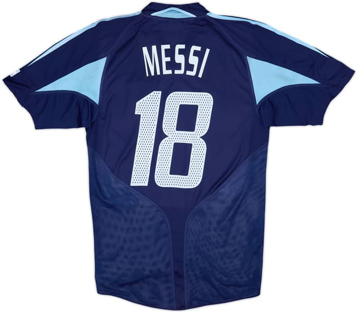 2004-05 Argentina Away Shirt Messi #18 - 9/10 - (S)
