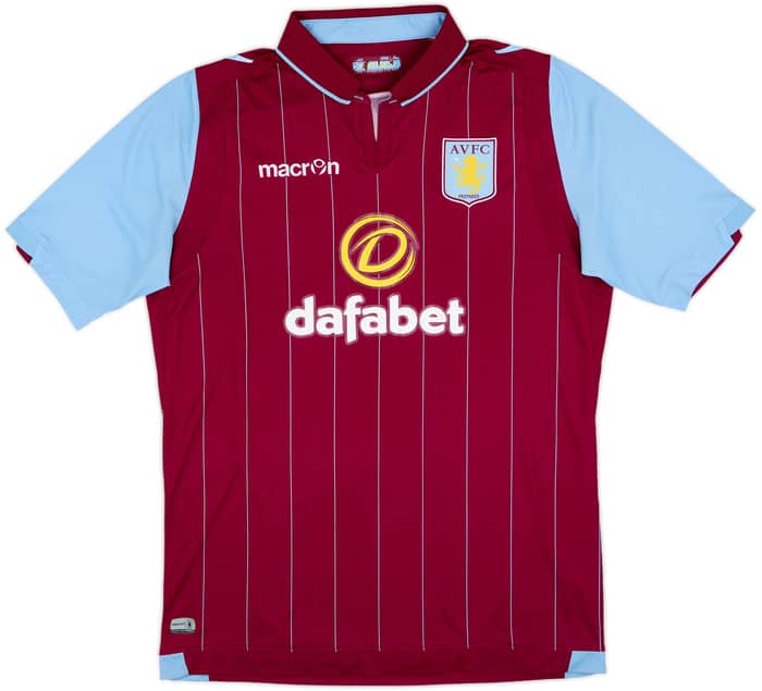 2014-15 Aston Villa Home Shirt Benteke #20 - 6/10 - (XL)