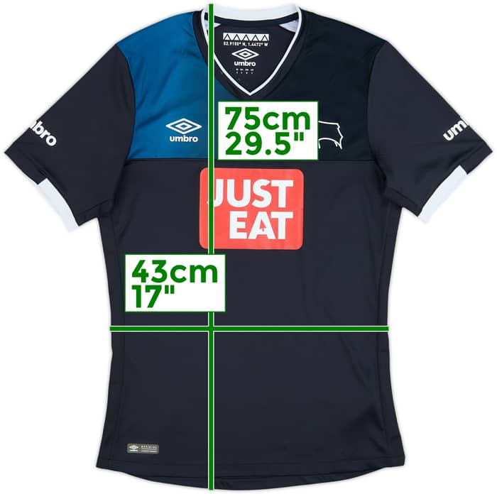 2016-17 Derby County Away Shirt - 8/10 - (S)