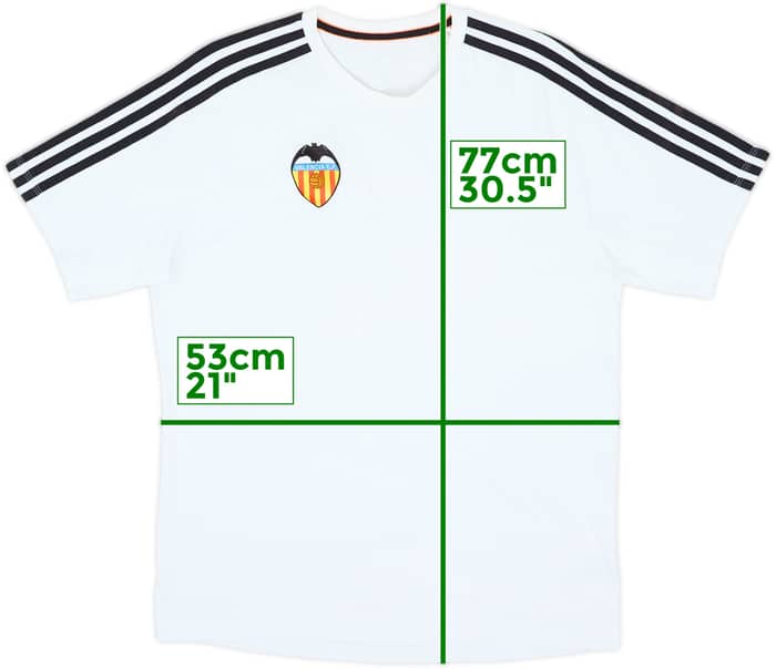 2014-15 Valencia adidas Cotton Tee - 6/10 - (L)