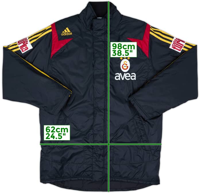 2007-08 Galatasaray adidas Padded Bench Coat - 9/10 - (M/L)