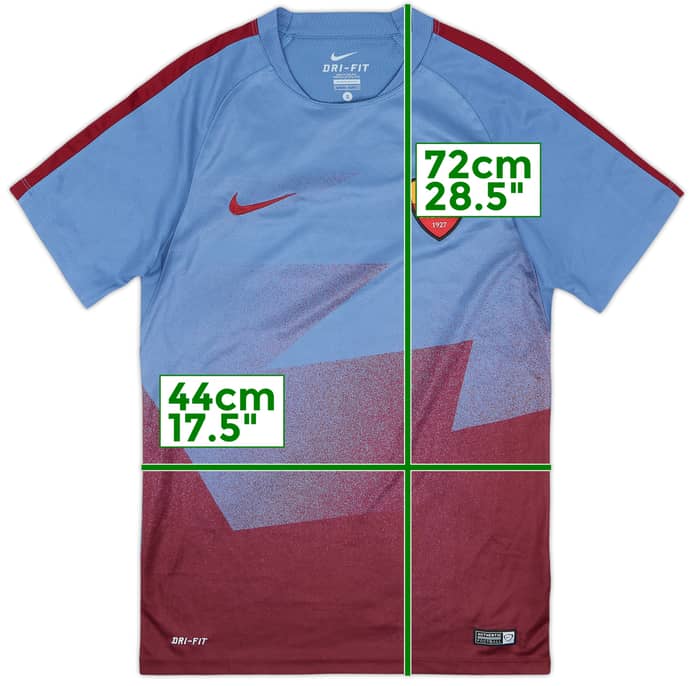 2016-17 Roma Nike Training Shirt - 10/10 - (S)
