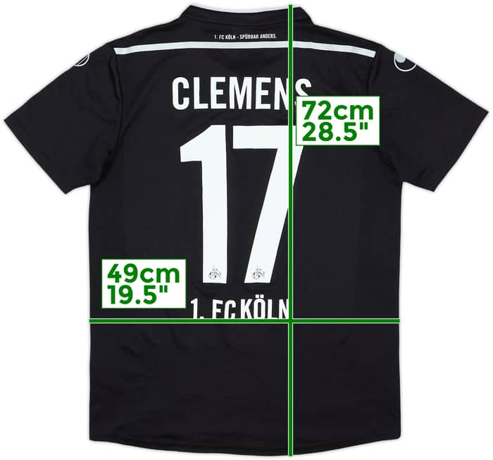 2018-19 FC Koln Third Shirt Clemens #17 - 7/10 - (M)
