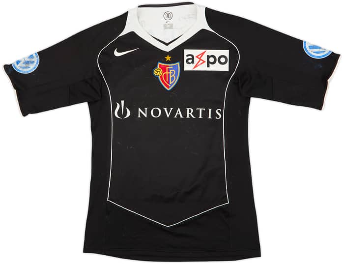 2004-05 FC Basel Signed Away Shirt Delgado #20 - 4/10 - (M)