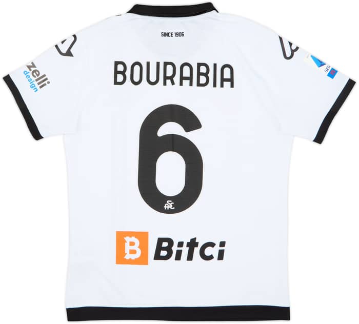 2021-22 Spezia Match Issue Home Shirt Bourabia #6
