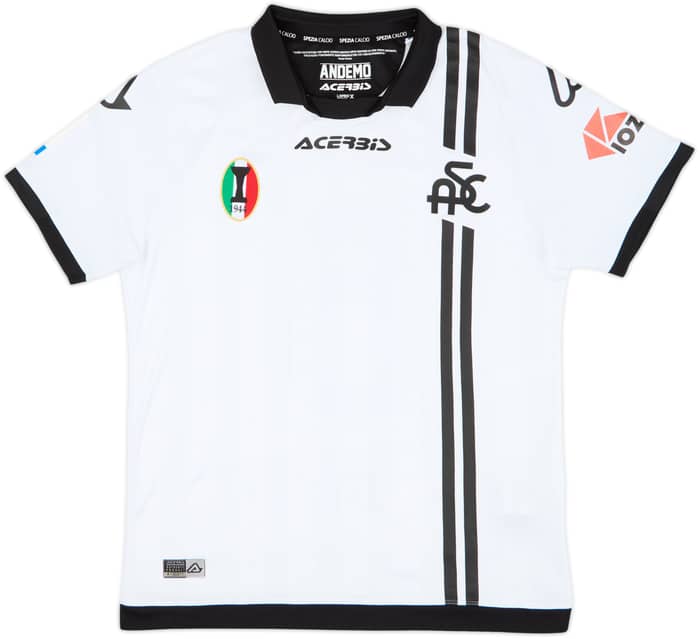 2021-22 Spezia Match Issue Home Shirt Bourabia #6