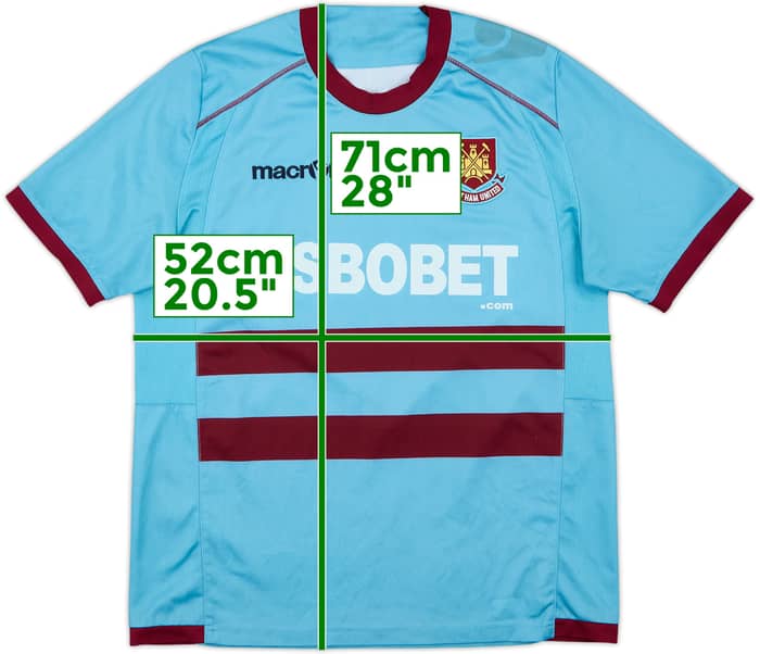 2011-12 West Ham Away Shirt - 5/10 - (L)