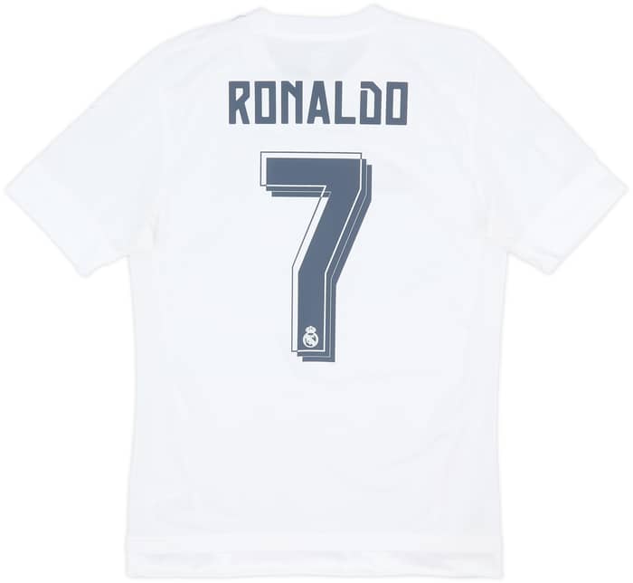 2015-16 Real Madrid Home Shirt Ronaldo #7 - 7/10 - (S)