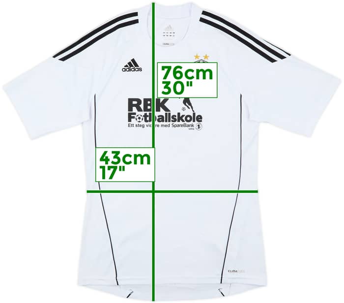 2011-12 Rosenborg adidas 'Fotballskole' Training Shirt - 8/10 - (S)