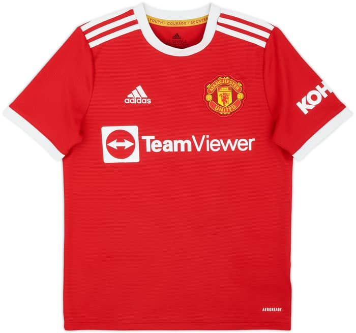 2021-22 Manchester United Home Shirt Ronaldo #7 - 7/10 - (13-14 Years)