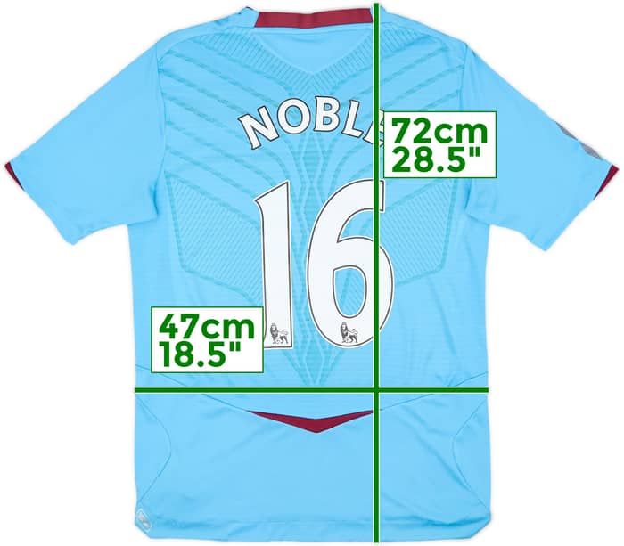 2008-09 West Ham Away Shirt Noble #16 - 6/10 - (S)