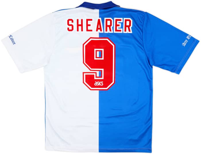 1995-96 Blackburn Home Shirt Shearer #9 - 9/10 - (L)