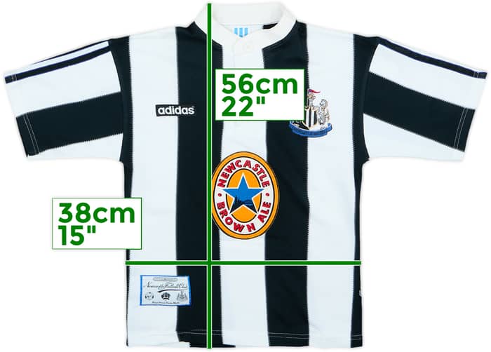 1995-97 Newcastle Home Shirt - 8/10 - (11-12 Years)
