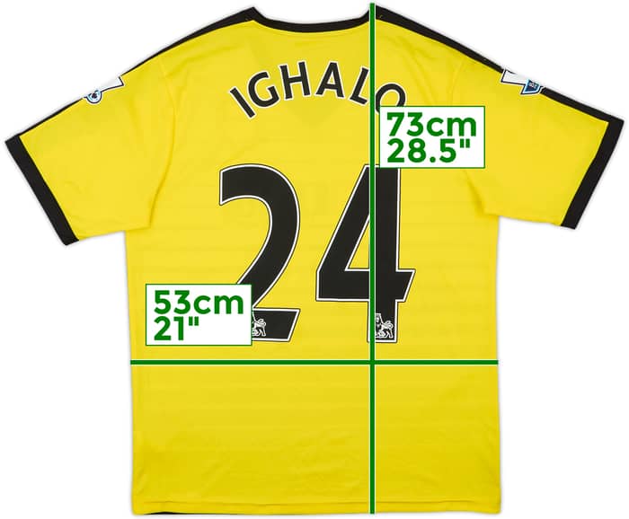 2015-16 Watford Home Shirt Ighalo #24 - 4/10 - (L)