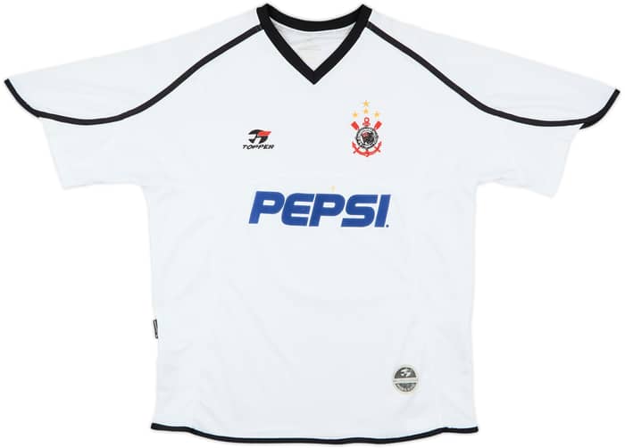 2001 Corinthians Home Shirt #6 - 5/10 - (L)