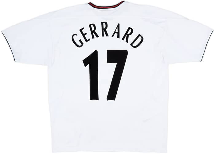 2003-04 Liverpool Away Shirt Gerrard #17 - 6/10 - (XL)