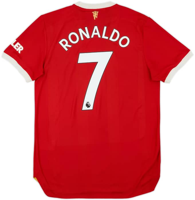 2021-22 Manchester United Authentic Home Shirt Ronaldo #7 - 7/10 - (M)