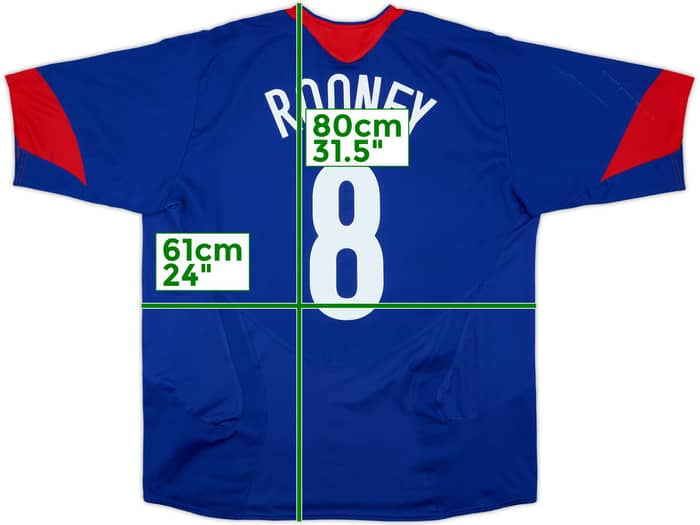 2005-06 Manchester United Away Shirt Rooney #8 - 6/10 - (XL)