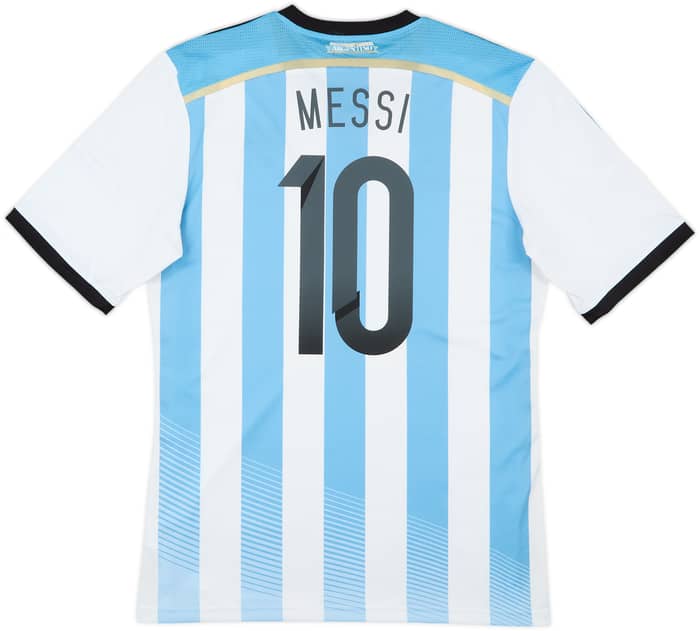 2013-15 Argentina Home Shirt Messi #10 - 7/10 - (L)