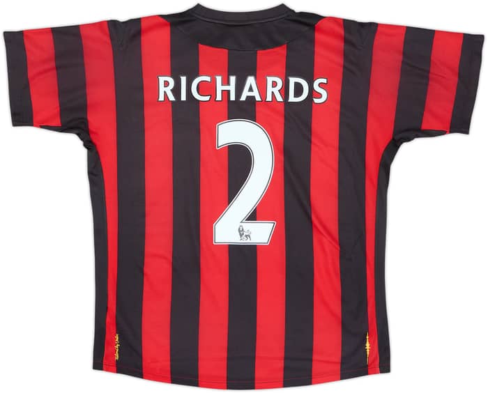 2011-12 Manchester City Away Shirt Richards #2 - 8/10 - (L)