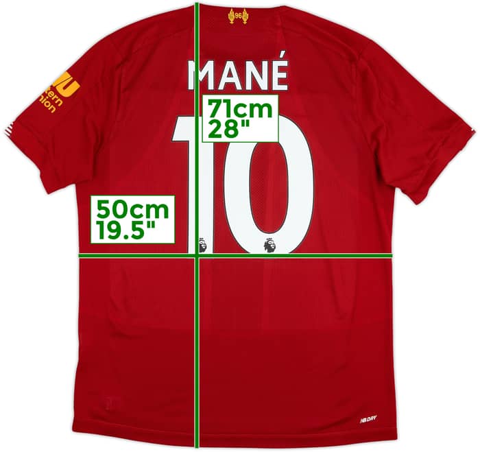 2019-20 Liverpool Home Shirt Mane #10 - 5/10 - (M)