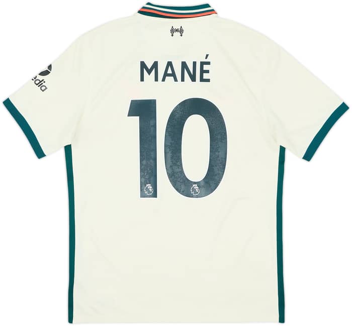 2021-22 Liverpool Away Shirt Mane #10 - 8/10 - (M)