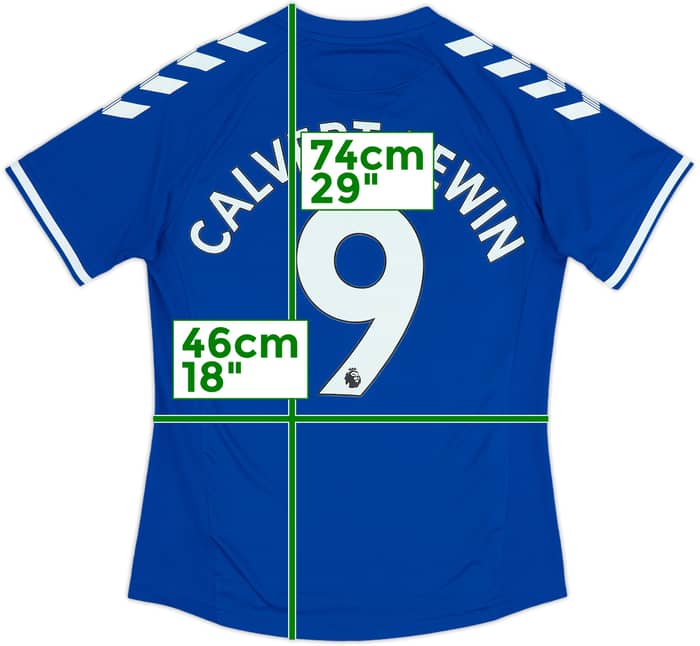 2020-21 Everton Home Shirt Calvert-Lewin #9 - 6/10 - (L)