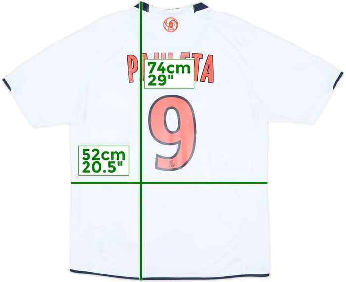 2007-08 Paris Saint-Germain Away Shirt Pauleta #9 - 8/10 - (M)