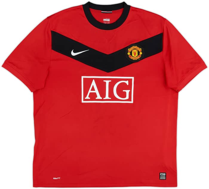 2009-10 Manchester United Home Shirt Evra #3 - 6/10 - (XL)