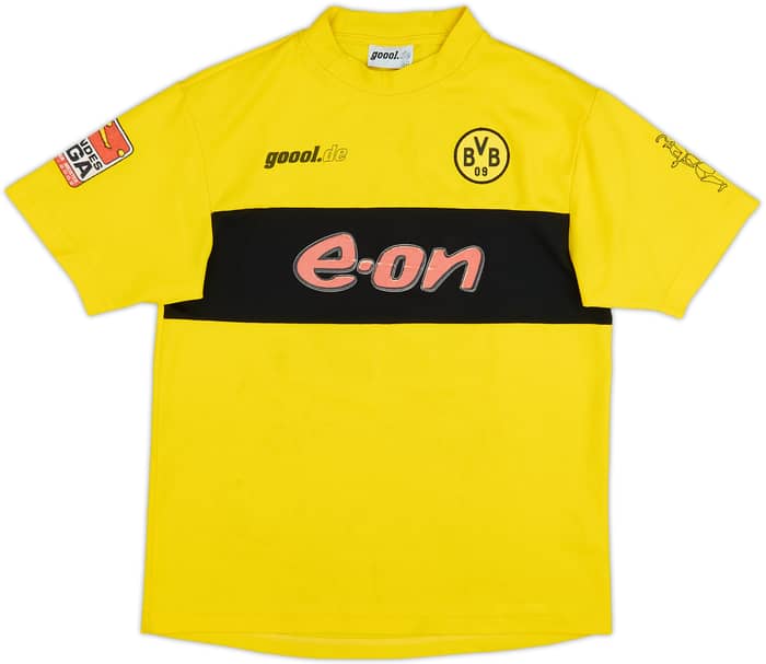 2002-03 Borussia Dortmund Home Shirt Amoroso #22 - 6/10 - (15-16 Years)