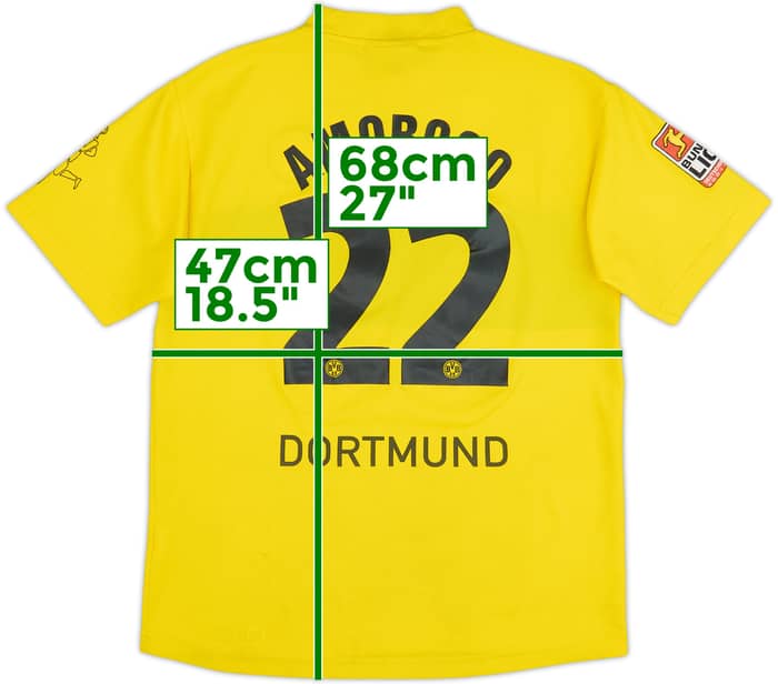 2002-03 Borussia Dortmund Home Shirt Amoroso #22 - 6/10 - (15-16 Years)