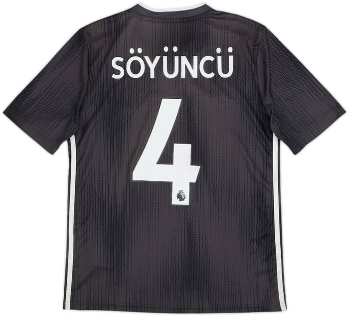2019-20 Leicester Away Shirt Soyuncu #4 - 5/10 - (L.Boys)