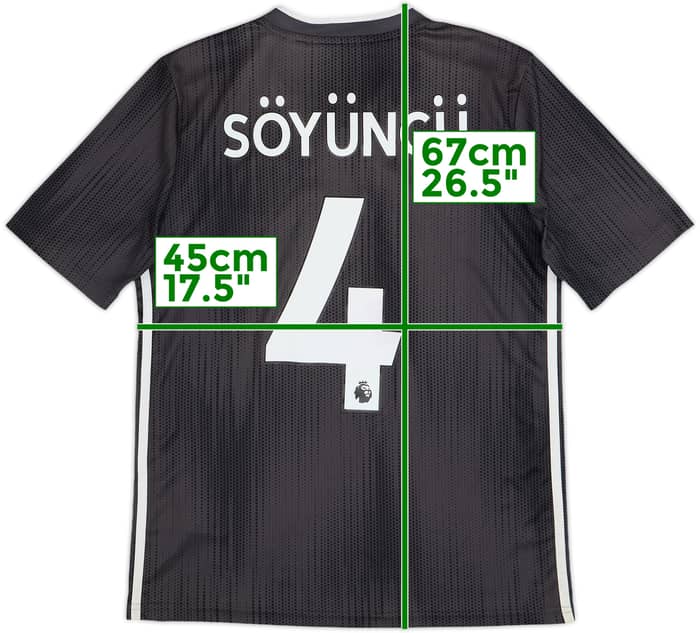 2019-20 Leicester Away Shirt Soyuncu #4 - 5/10 - (L.Boys)