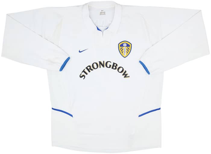 Camiseta de local de manga larga del Leeds United 2002-03 Keane #7 - 6/10 - (XL)