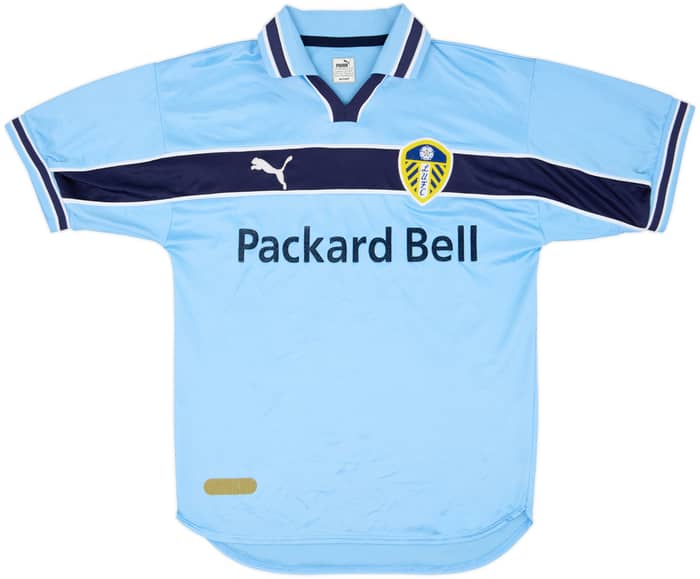 Camiseta de visitante del Leeds United 1999-00 Radebe #5 - 7/10 - (S)
