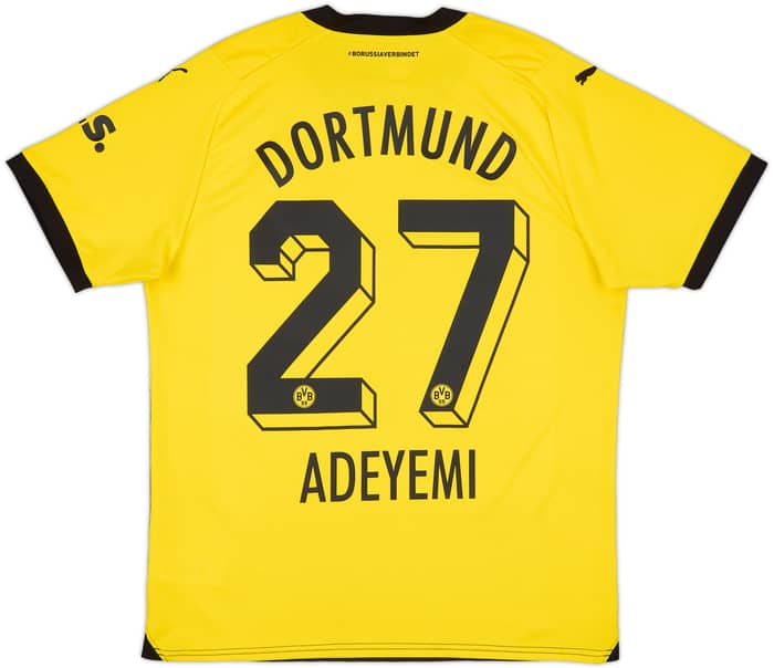 2023-24 Borussia Dortmund Home Shirt Adeyemi #27 - 9/10 - (L)
