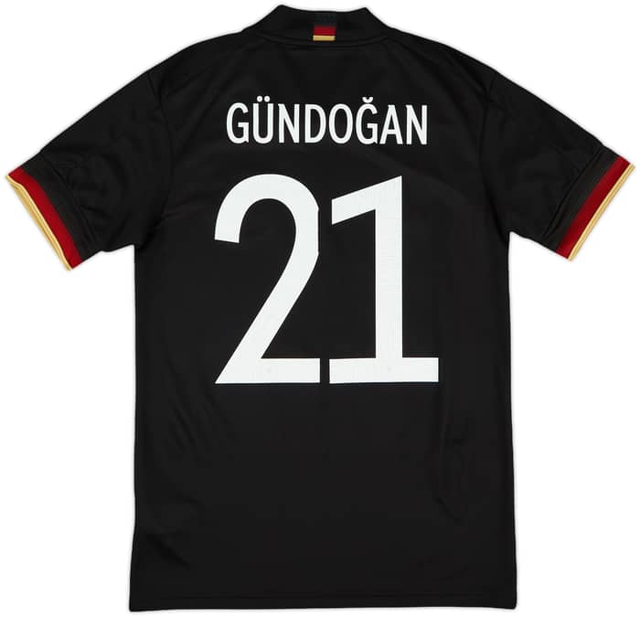2020-21 Germany Away Shirt Gundogan #21 - 7/10 - (S)