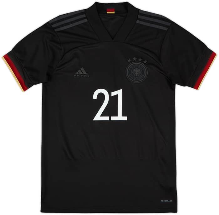 2020-21 Germany Away Shirt Gundogan #21 - 7/10 - (S)